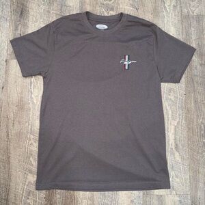 Ford Grey Short Sleeve Tee with Iconic Logo